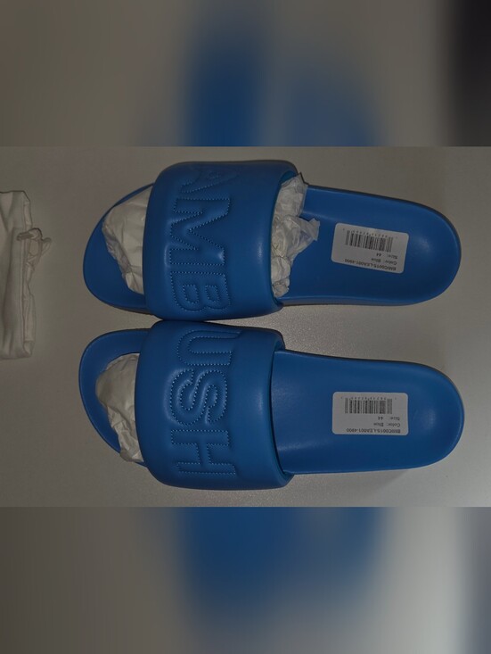AMBUSH® Men\'s Blue Slide Sandals